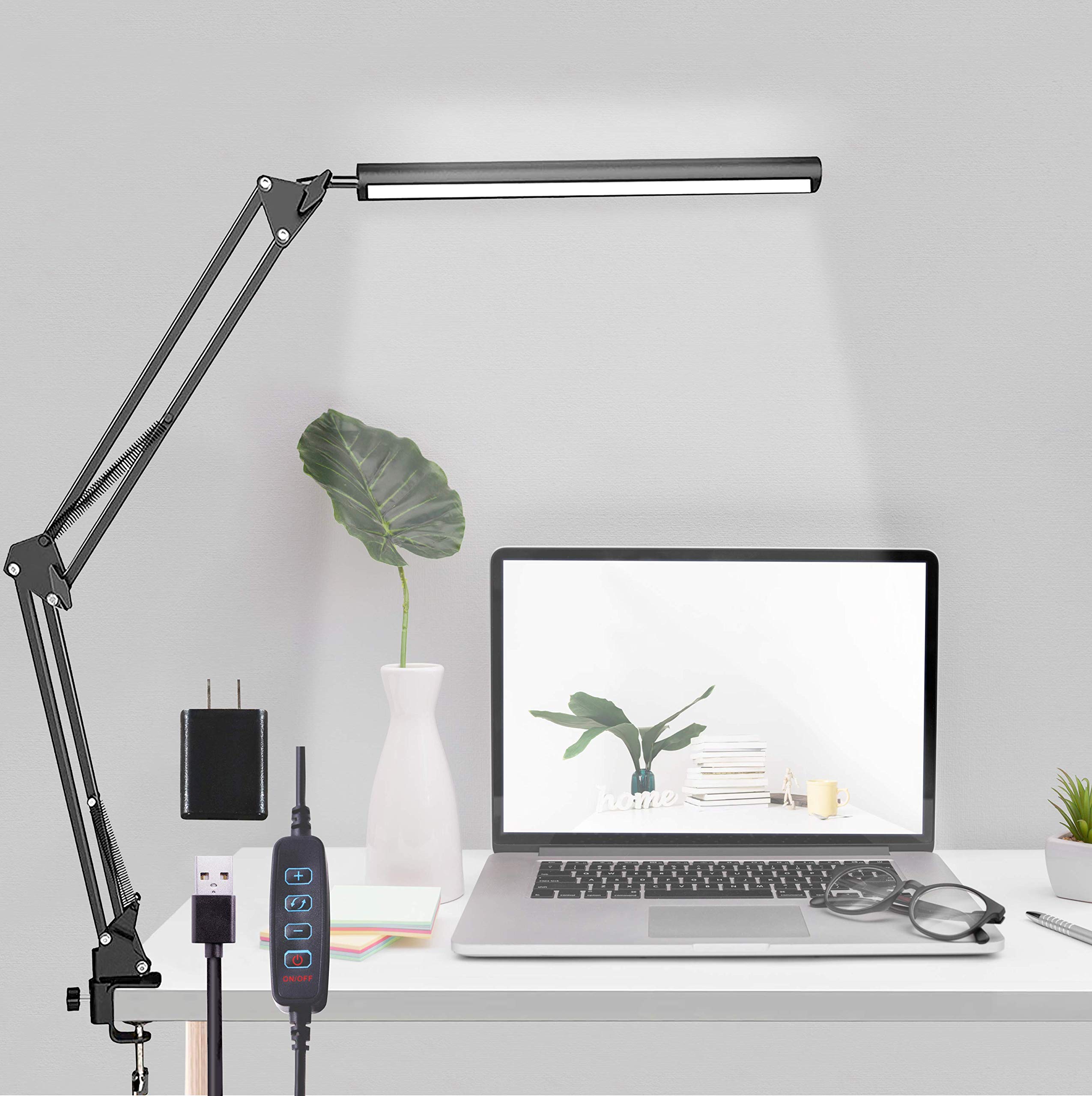 Buy Swing Arm Lamp, EyeCaring Architect Task Lamp, Dimmable Office