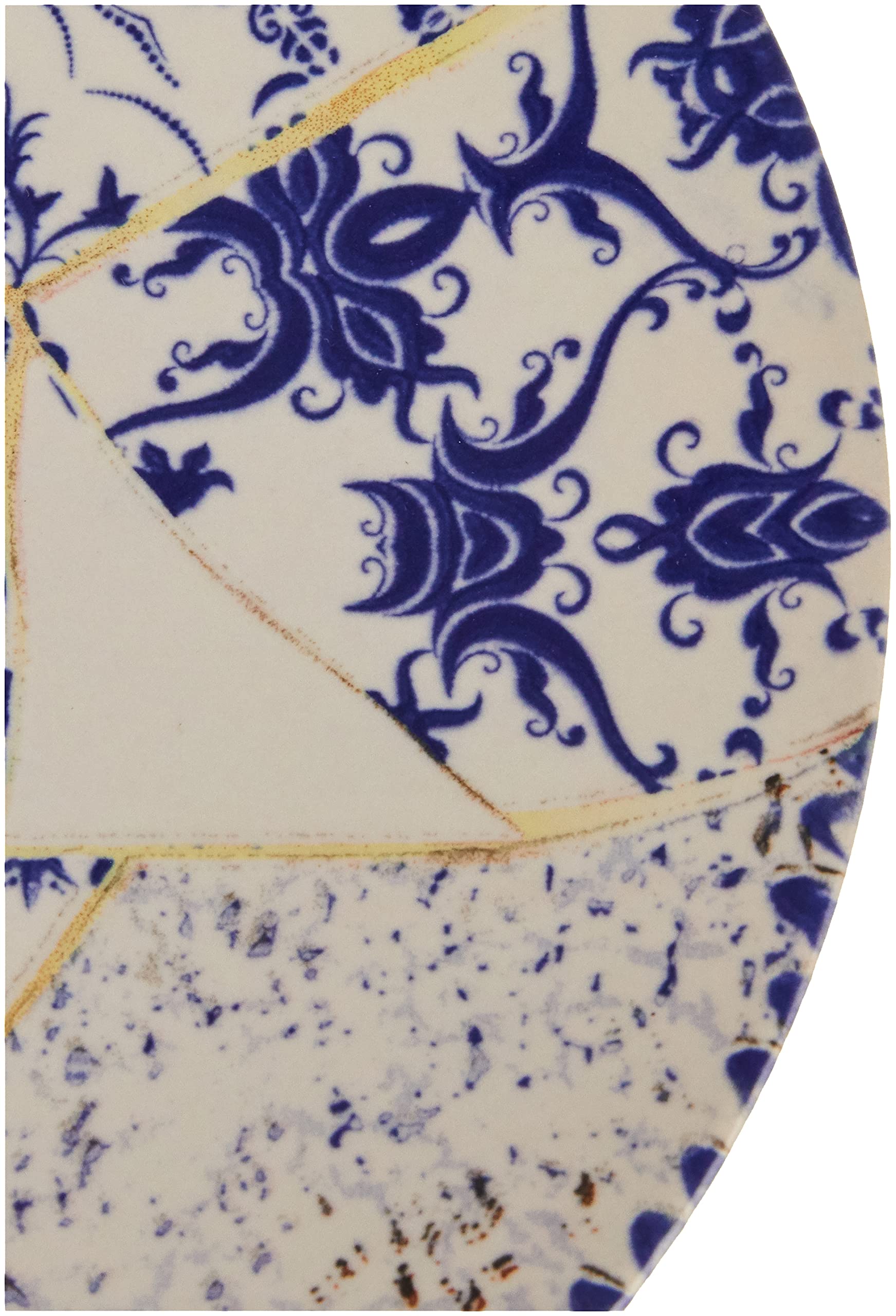 H&H Alyssa Set 12 Piatti Frutta, Stoneware, Cm20