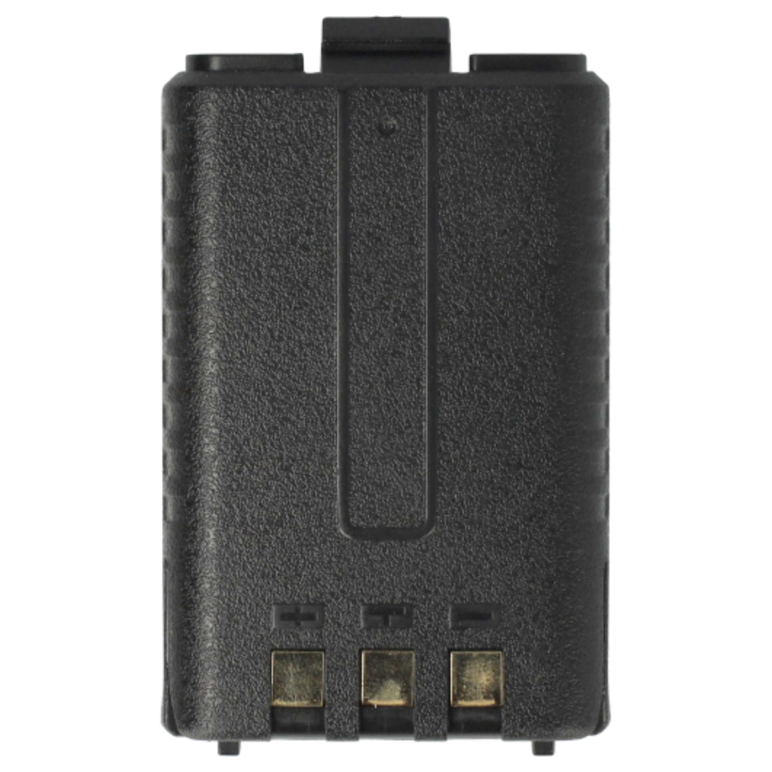 vhbw 2X Batterie Compatible avec Baofeng UV-5R, BF-F8, UV-5RA, UV-5RE, BF-F9 Radio Talkie-walkie (1800mAh, 7,4V, Li-ION)