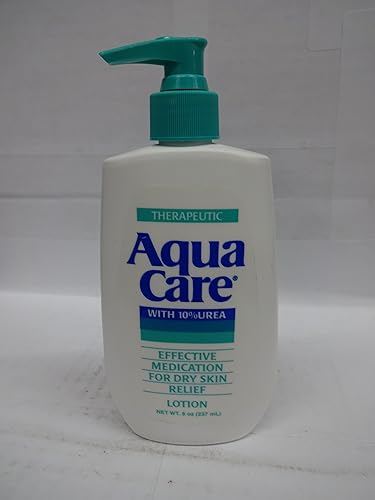 Aqua Care Loción para piel seca, con 10 por ciento de urea, 8 onzas, paquete de 2