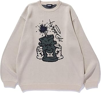 早い者勝ち XLARGE FLAT DYNAMITE CREWNECK KNIT インパクト◎ SALE】エクストララージ XLARGE フラットダイナマイト クルー