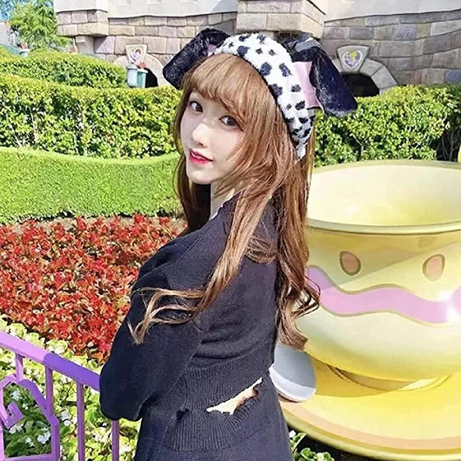 Amazon.co.jp: ヘアバンド 101匹わんちゃん 髪飾り 遊び場 後ゴム 萌え