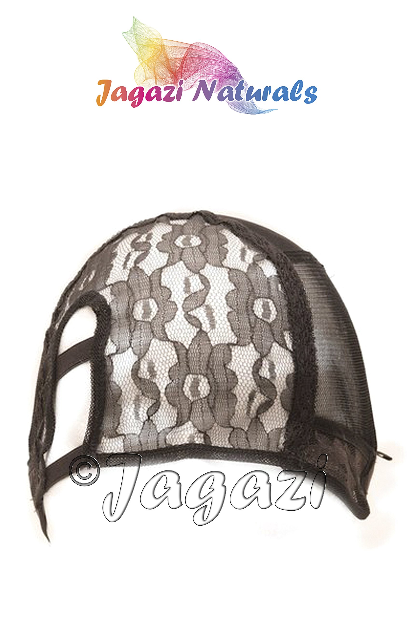 Small Black Right U-Part Wig Base with Adjustable Strap. Different stretchy nets for natural look. Upart. U-part. U part. Weaving Net. Weaving Cap. Wig Cap.