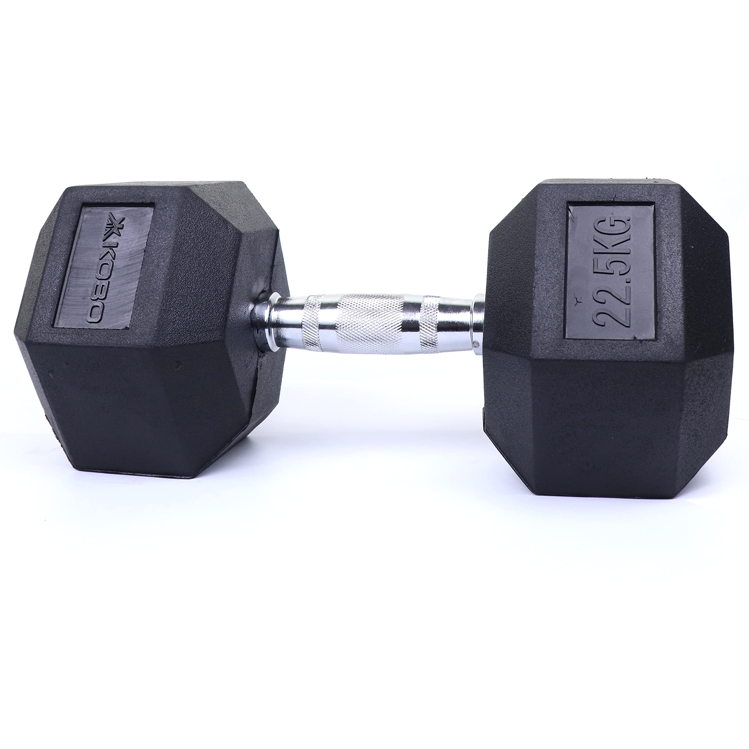 Kobo IMPORTED HOME GYM EXERCISE 22.5 KG X 2 (Total 45 KG) CARDIO AEROBIC TRAINING FITNESS GRIPPY HEX RUBBER DUMBBELL (Pair) (B082YTDMYL) Amazon Price History, Amazon Price Tracker