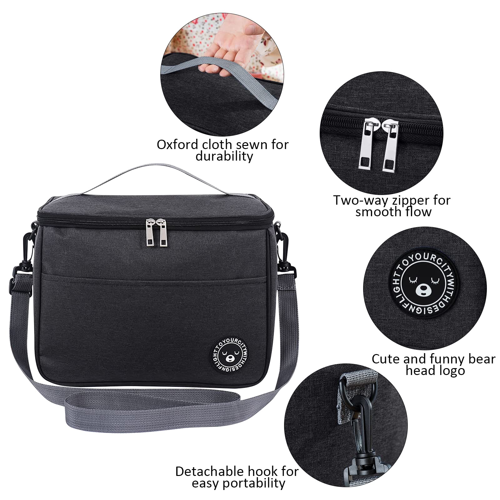 Borsa Termica 13L Impermeabile Portatile con Tracolla Regolabile Mecctuck