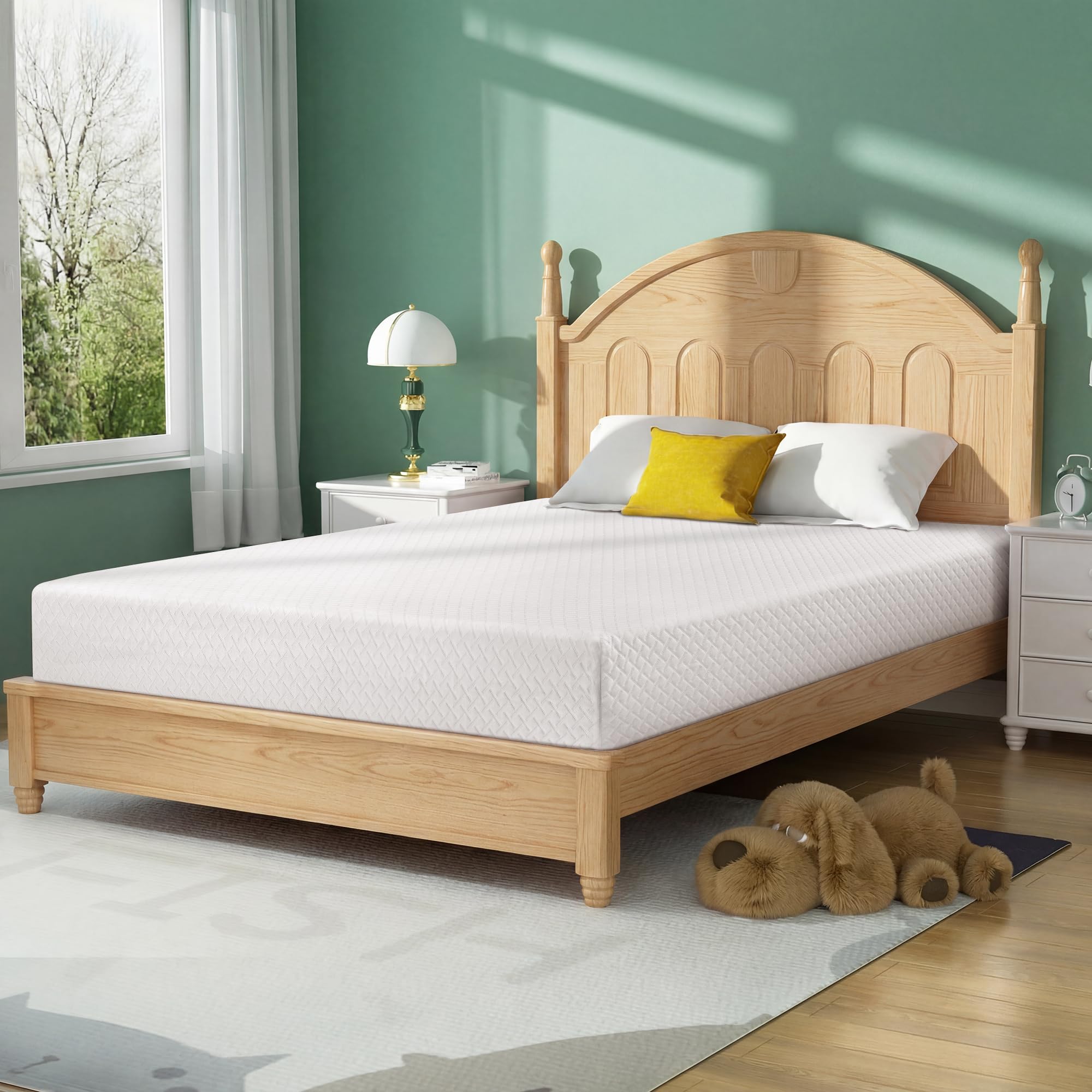 IULULU 5 Inch Twin Size Mattress with Green Tea Gel