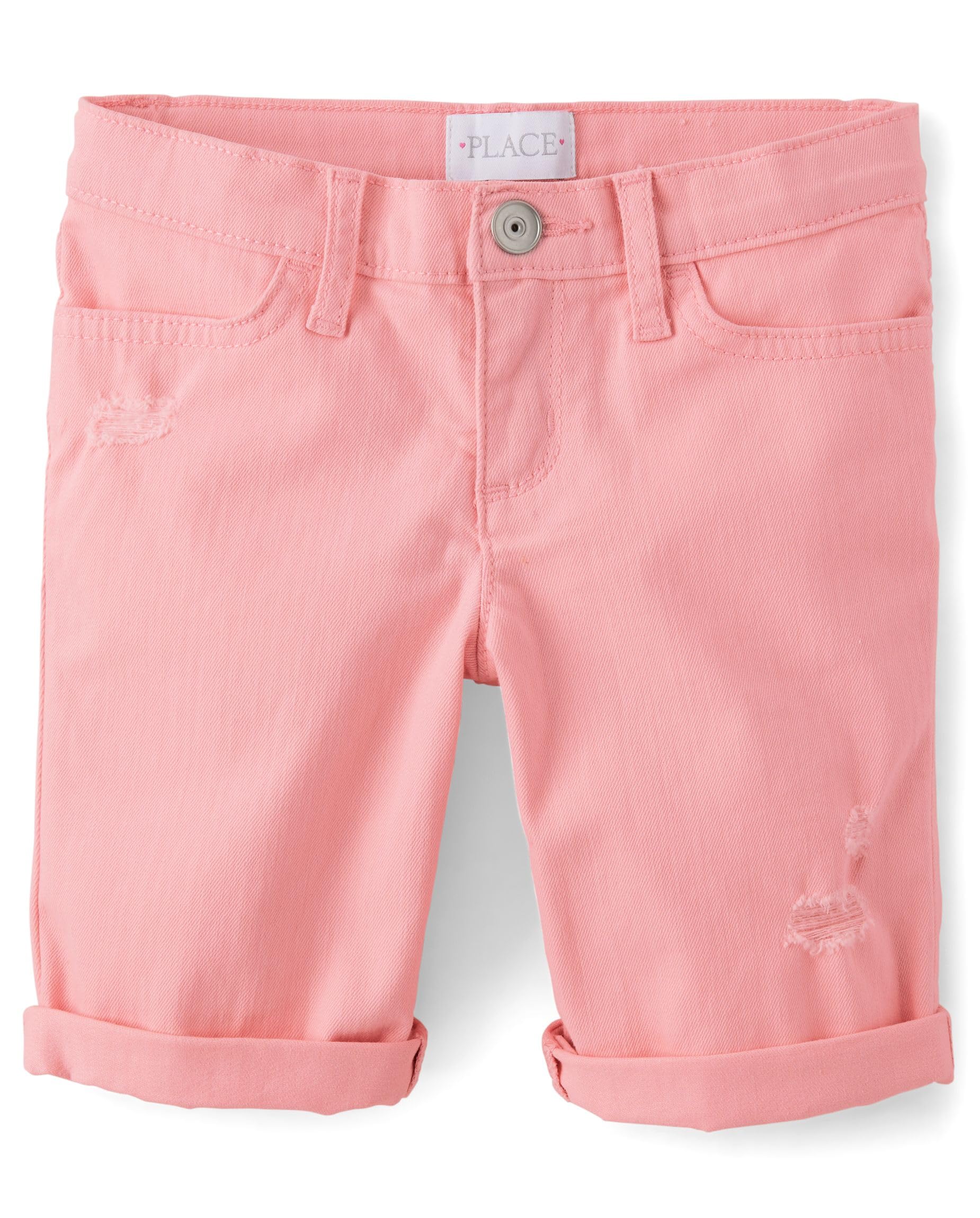 The Children's Place Girls' Solid Skimmer Shorts