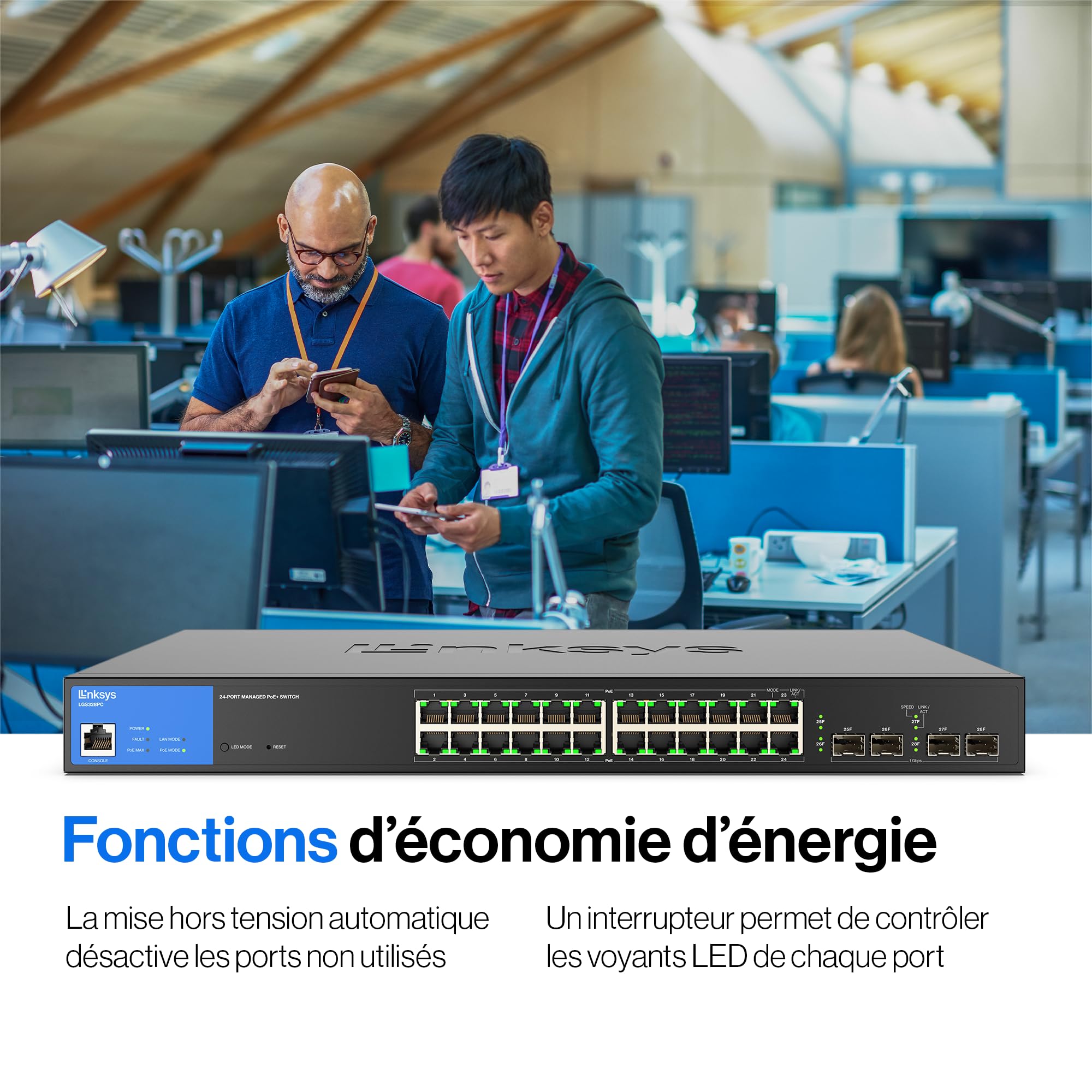 Extension du Réseau Compacte : Plus Grande Capacité Réseau pour des Connexions Stables sur les Appareils : Caméras de Surveillance, Points d'Accès et Systèmes de Sécurité, au Bureau et à la Maison