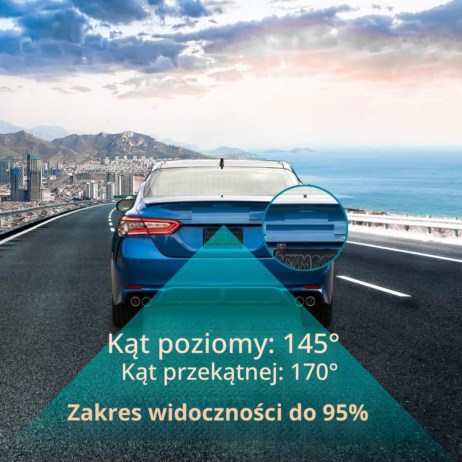 Kamera cofania zintegrowana z oświetleniem tablicy rejestracyjnej, kamera cofania do Chevrolet Spark Orlando Epica/Lova/Captiva/Cruze/Aveo Chevrolet Tacuma (Rezzo)