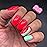 AIMEILI Soak Off U V LED Neon Pink Gel Nail Polish - Neon Shocking Pink (055) 10ml