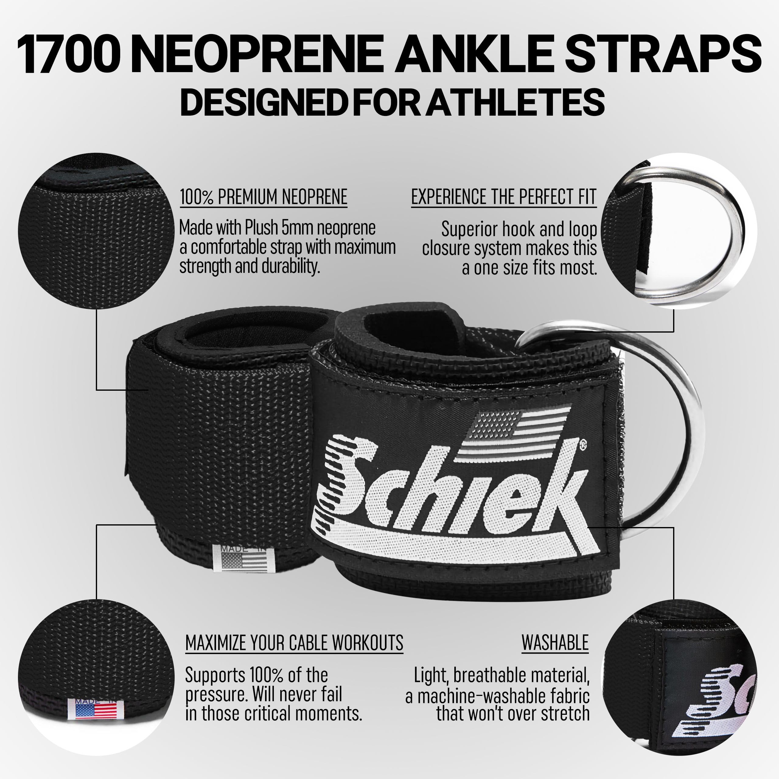 Schiek Sports Model 1700 Neopren-Knöchelriemen