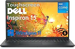 Dell Laptop Inspiron de 15,6 polegadas FHD com tela sensível ao toque, Intel 10-Core i5-1334U de 13ª geração (Beat i7-1250U), 32 GB DDR4 RAM, SSD PCIe de 1 TB, WiFi 6, Bluetooth, Tipo-C, HDMI, Preto