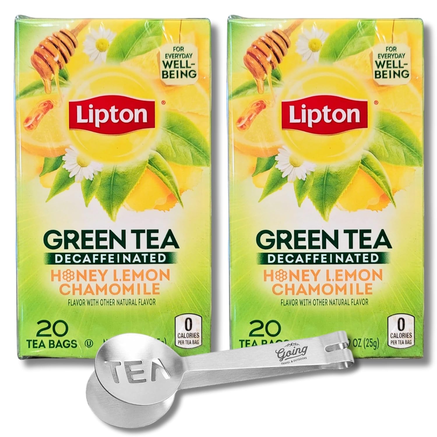 Decaf Green Tea Bundle with Lipton Decaffeinated Green Tea