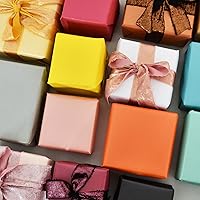 Vista 7 de BEISHIDA Papel de regalo rojo de color sólido con brillo perlado mate, papel de regalo para bodas, cumpleaños, graduación, papel de regalo