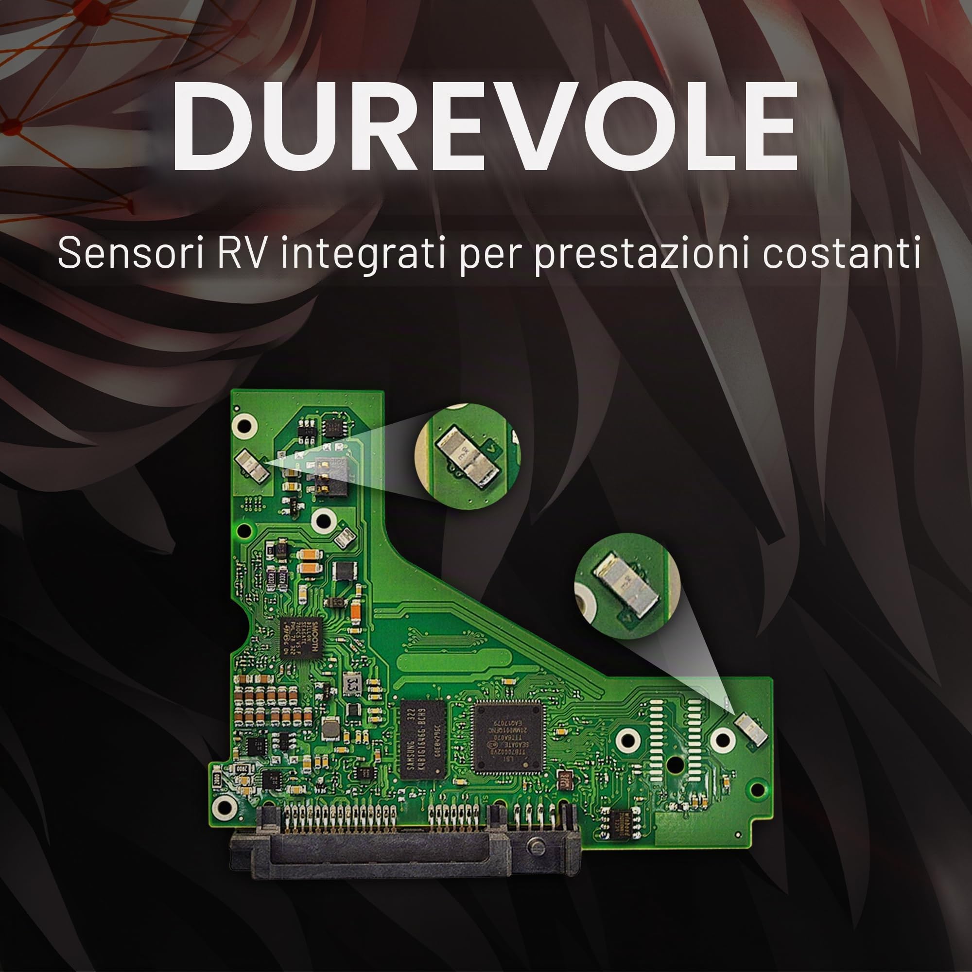 Seagate Technology - Disco rigido IronWolf NAS da 3,5" ST6000VN001 da 6 TB (SATA 6 Gb/s/256 MB/5400 giri/min)