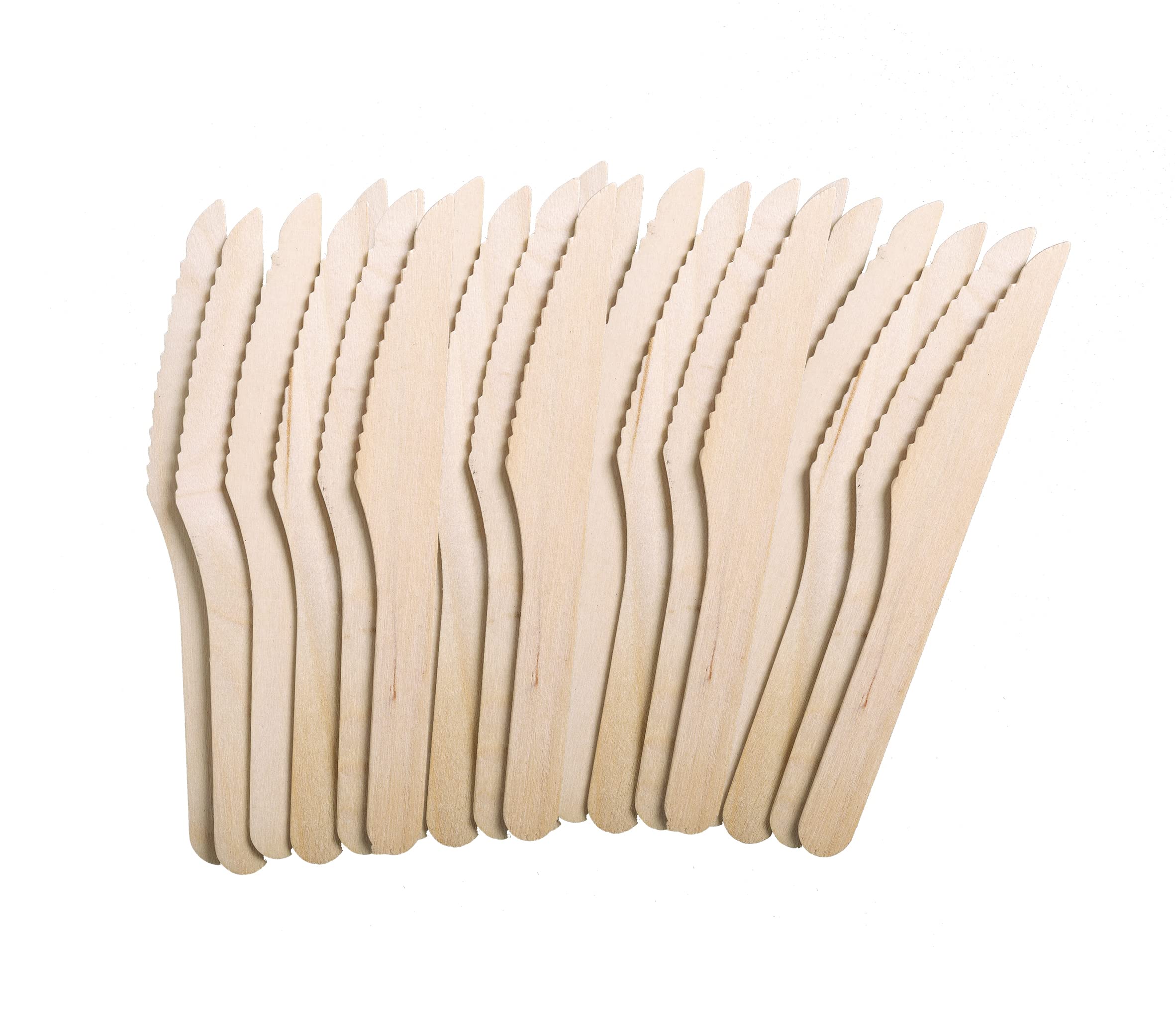 PARANCE Disposable Wooden Cutlery, Eco-Friendly Biodegradable Utensils for Party, Birthday, Camping, Picnic (100 Forks)