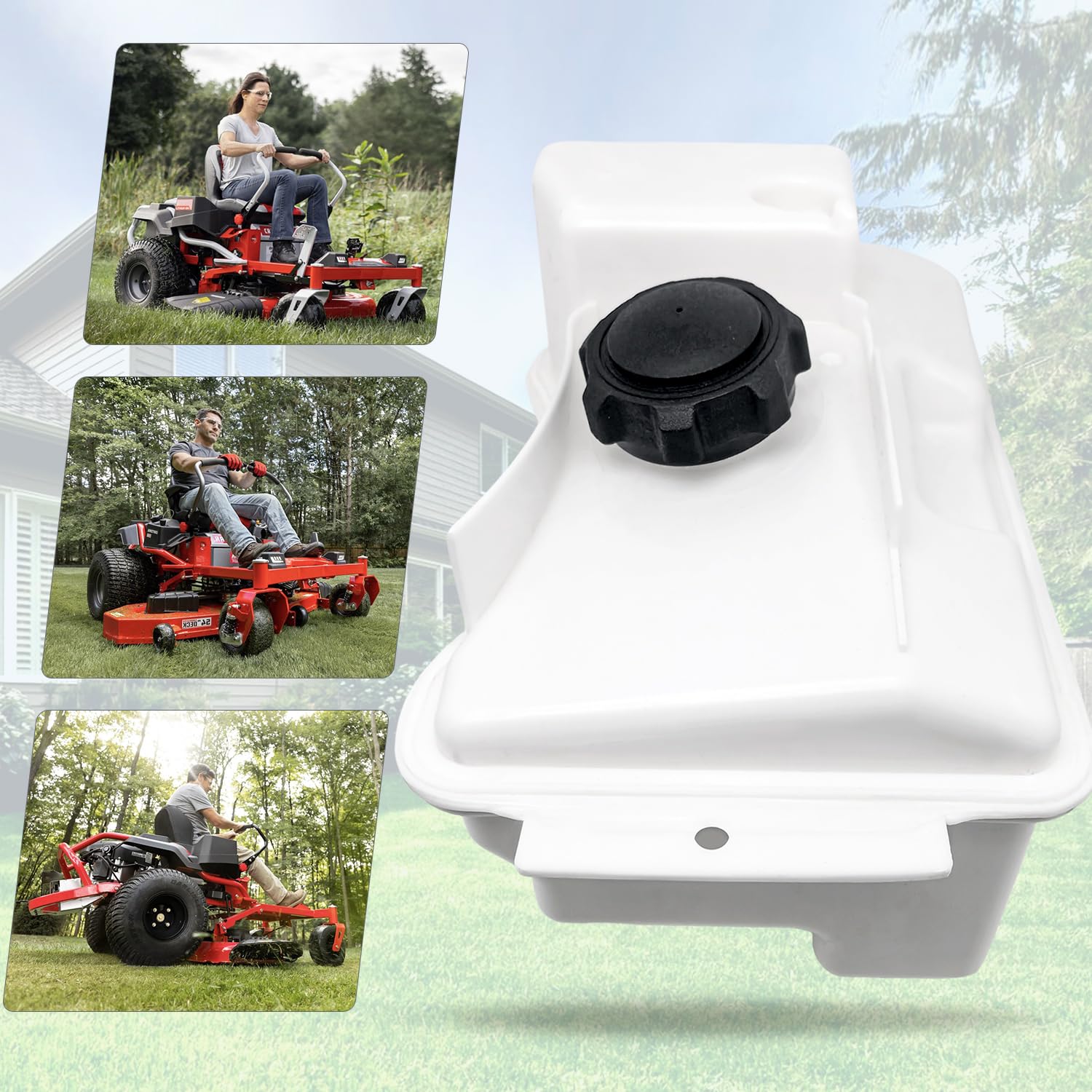 1 depósito de combustible para tractor de césped Husqvarna Craftsman poulan 581289901