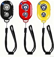 Vista 10 de Obturador Remoto Inalámbrico para Teléfonos Celulares y Tabletas (Paquete de 3), AOQIYUE Control Remoto Bluetooth para Control de Cámara
