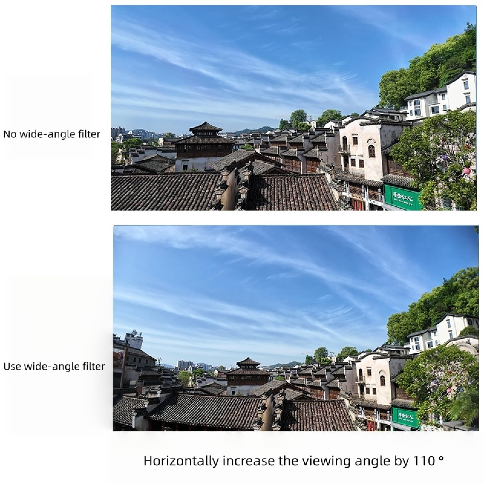 Filtro grandangolare ad alta definizione per Insta 360 Luna Ultra fotocamera, filtro di estensione angolare magnetico in lega di alluminio e vetro ottico