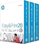 HP Printer Paper 8.5x11 Copy&Print 20 lb 1 Ream 500 Sheets 92 Bright Made in USA FSC Certified Copy Paper HP Compatible 200060R