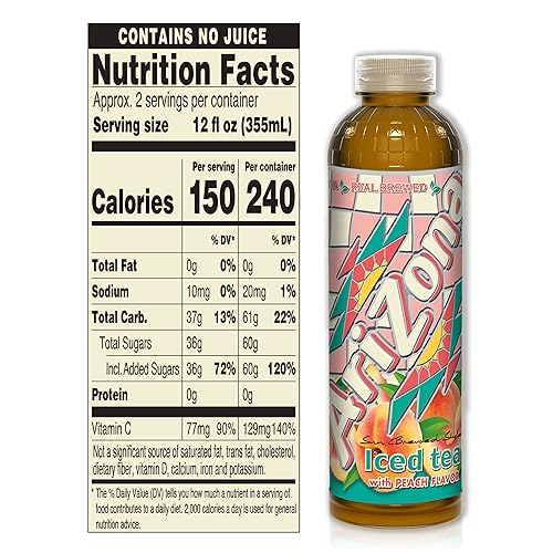 Miniatura 42 de Arizona - Té blanco con arándano de primera calidad, 20 onzas líquidas, paquete de 24