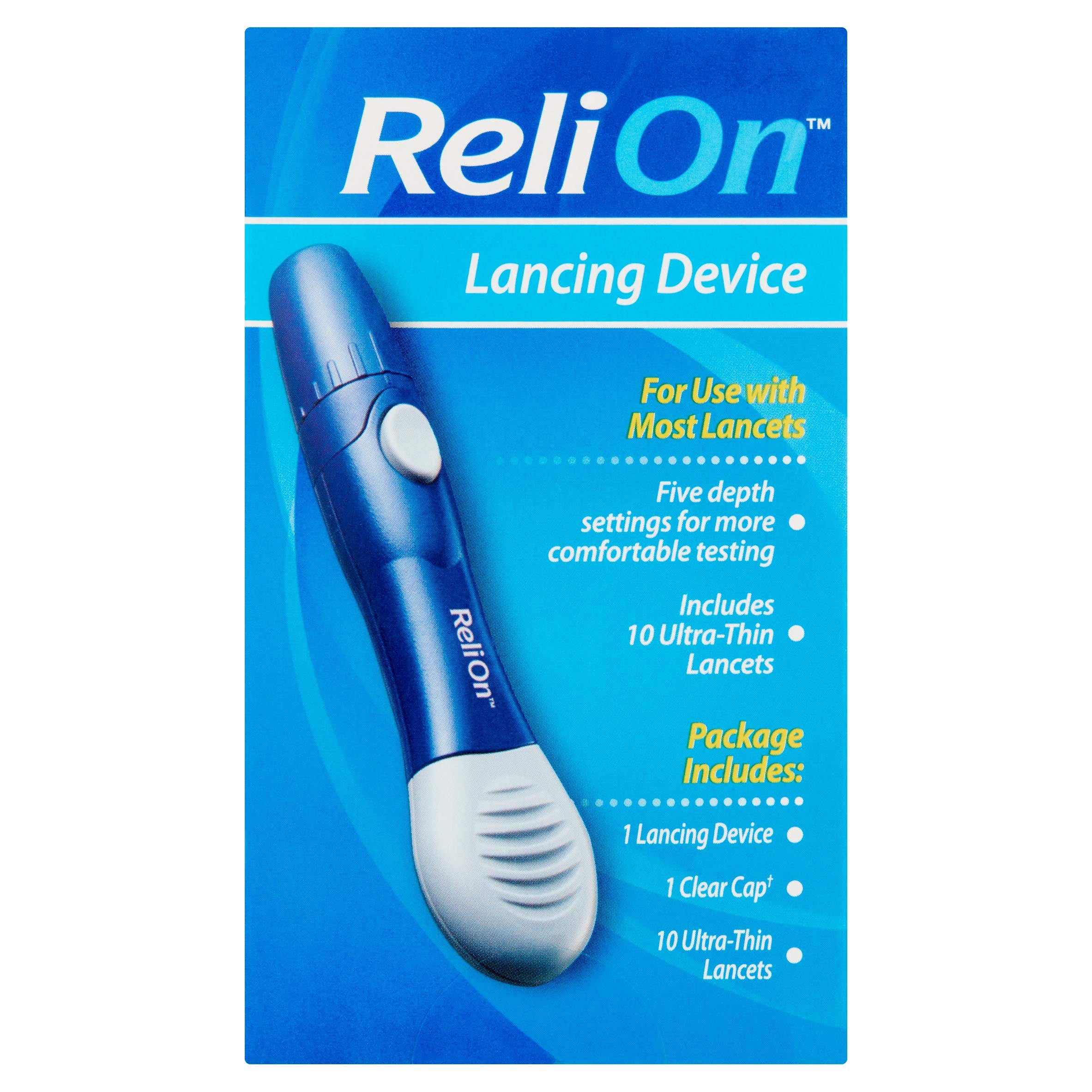 Buy ReliOn Prime Blood Glucose Monitoring System Relion Lancing