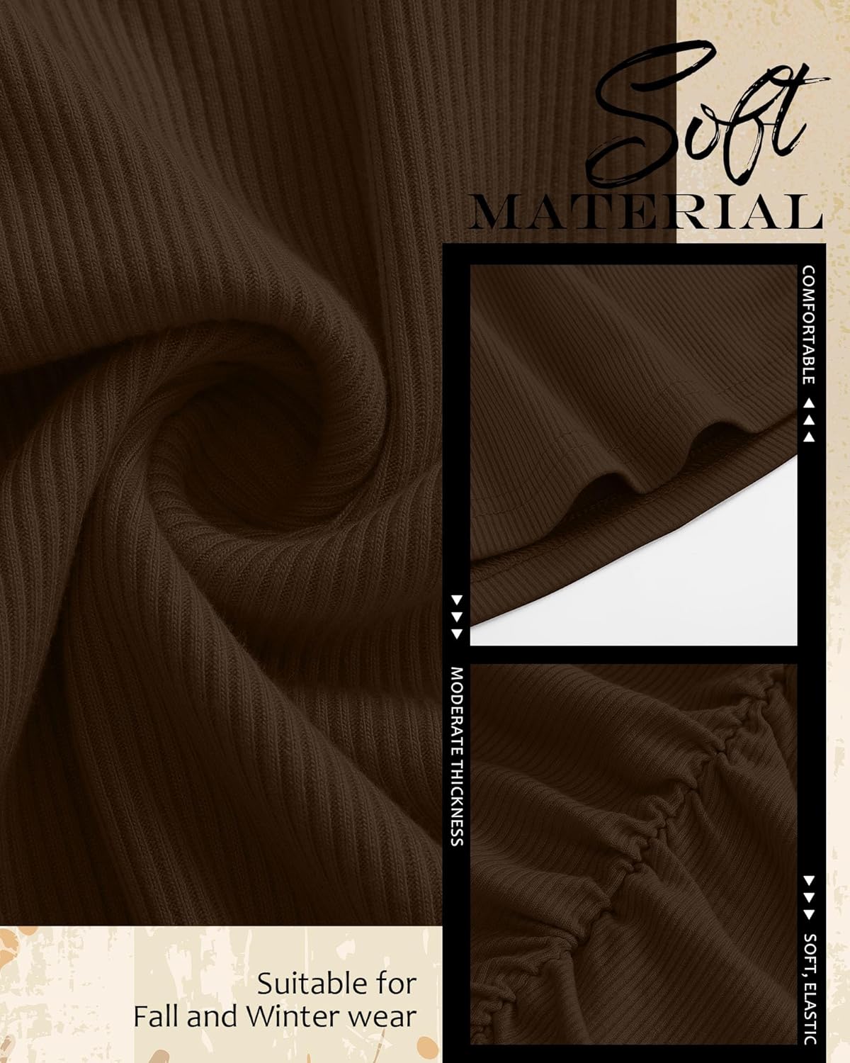 4 Packs Womens Maternity Shirts Long Sleeve Cotton Ribbed Pregnancy Mock Neck Side Ruched Workout Tops for Mama - Image 6