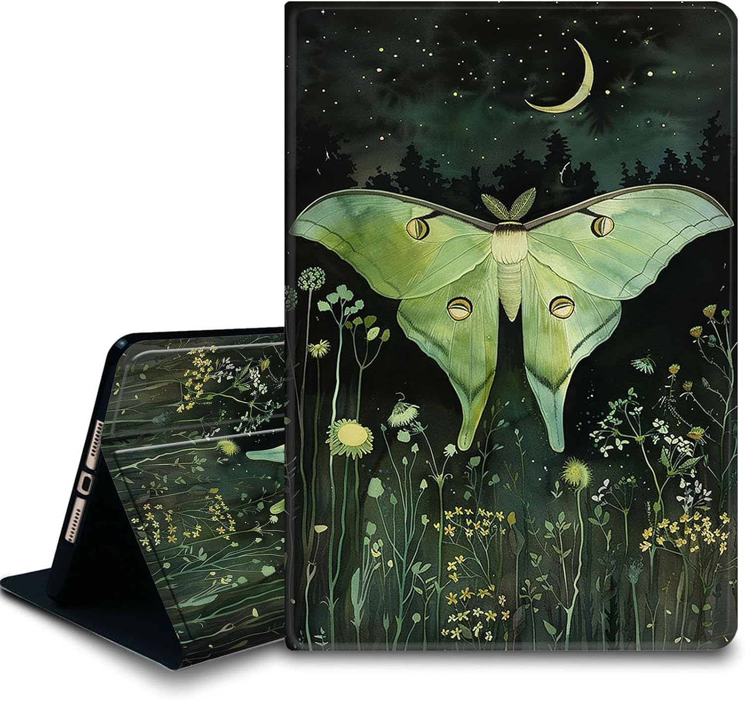 Bxgolkgd Tablet Case for Samsung Galaxy Tab A9 Plus/A9+ 5G 11 Inch 2023(SM-X210/X215/X216/X218),Shockproof Stand Cover with Heat Dissipation,Auto Wake/Sleep Function,Van Gogh Starry Night Art