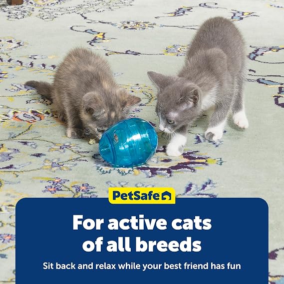PetSafe Egg-Cersizer Interactive Cat Slow Feeder Toy