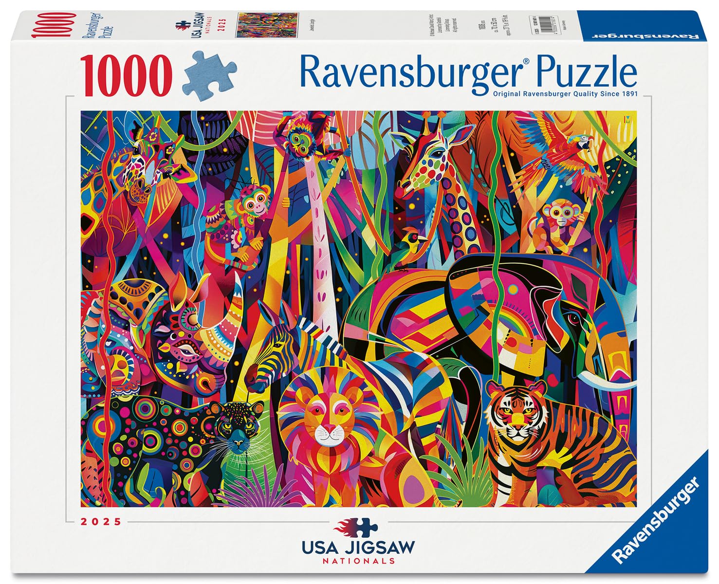 Amazon.com: Ravensburger USA Jigsaw Nationals - Jeweled Jungle