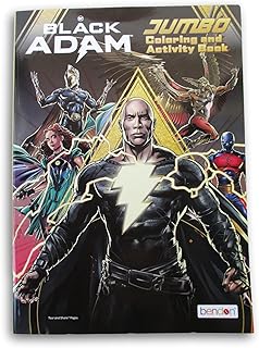 DC Black Adam The Rock Coloring & Activity Book - 80 Pages