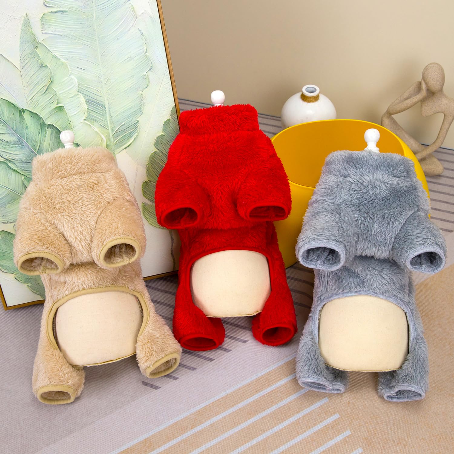 Izefia Hondentrui, kleding, fleece, wol, onesie, winter, warm