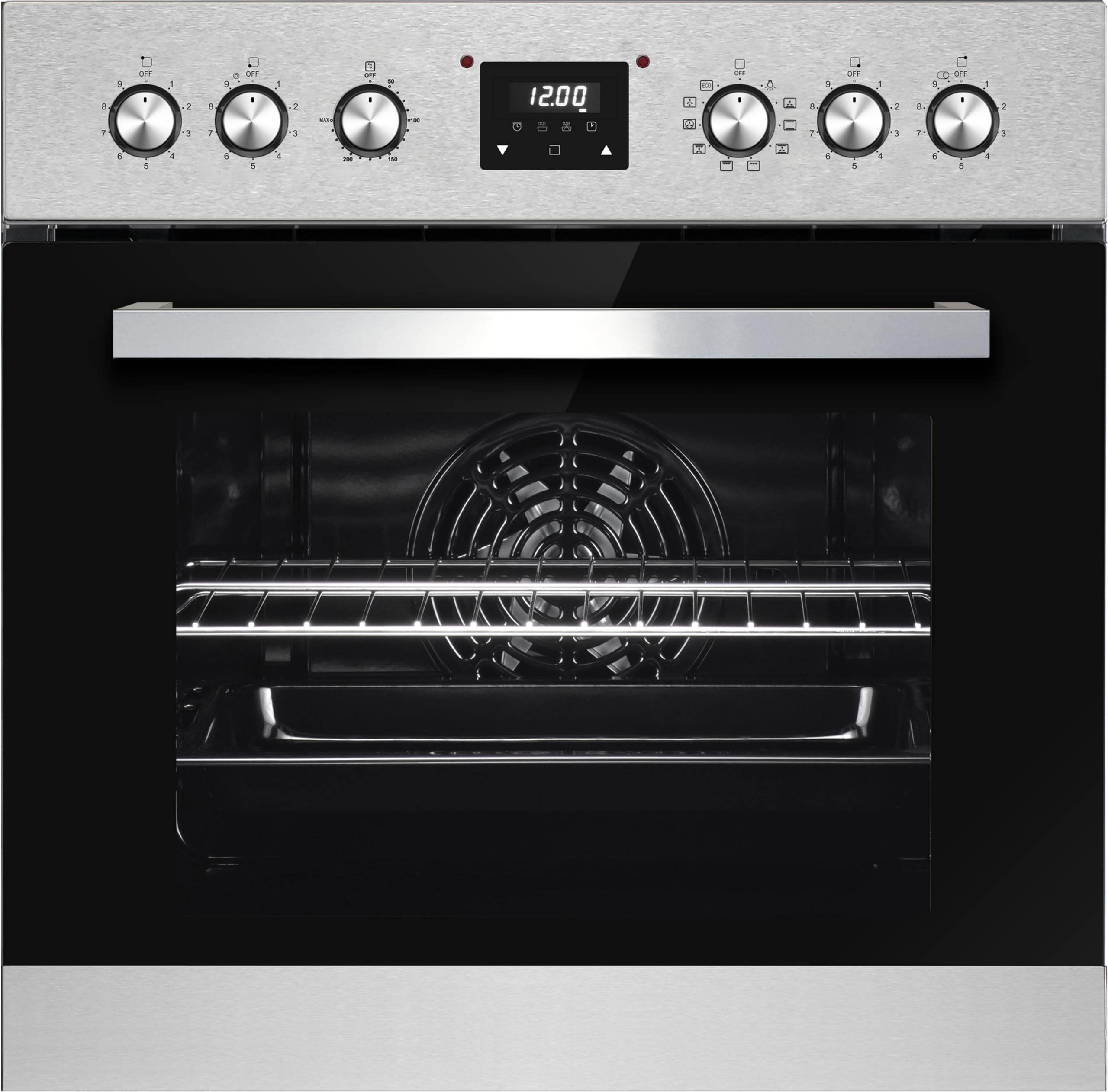 PKM Einbauherdset EHS8-2KBIX - 9 Backofen Funktionen - Display - Touch Control