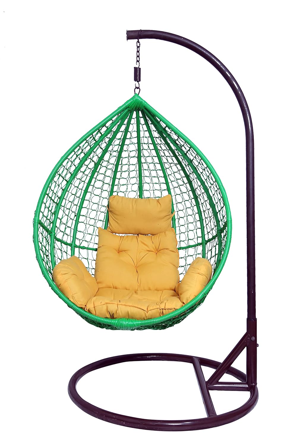 ITAWS Outdoor Indoor Hanging Swing Chair with Stand Include Soft Fluffy