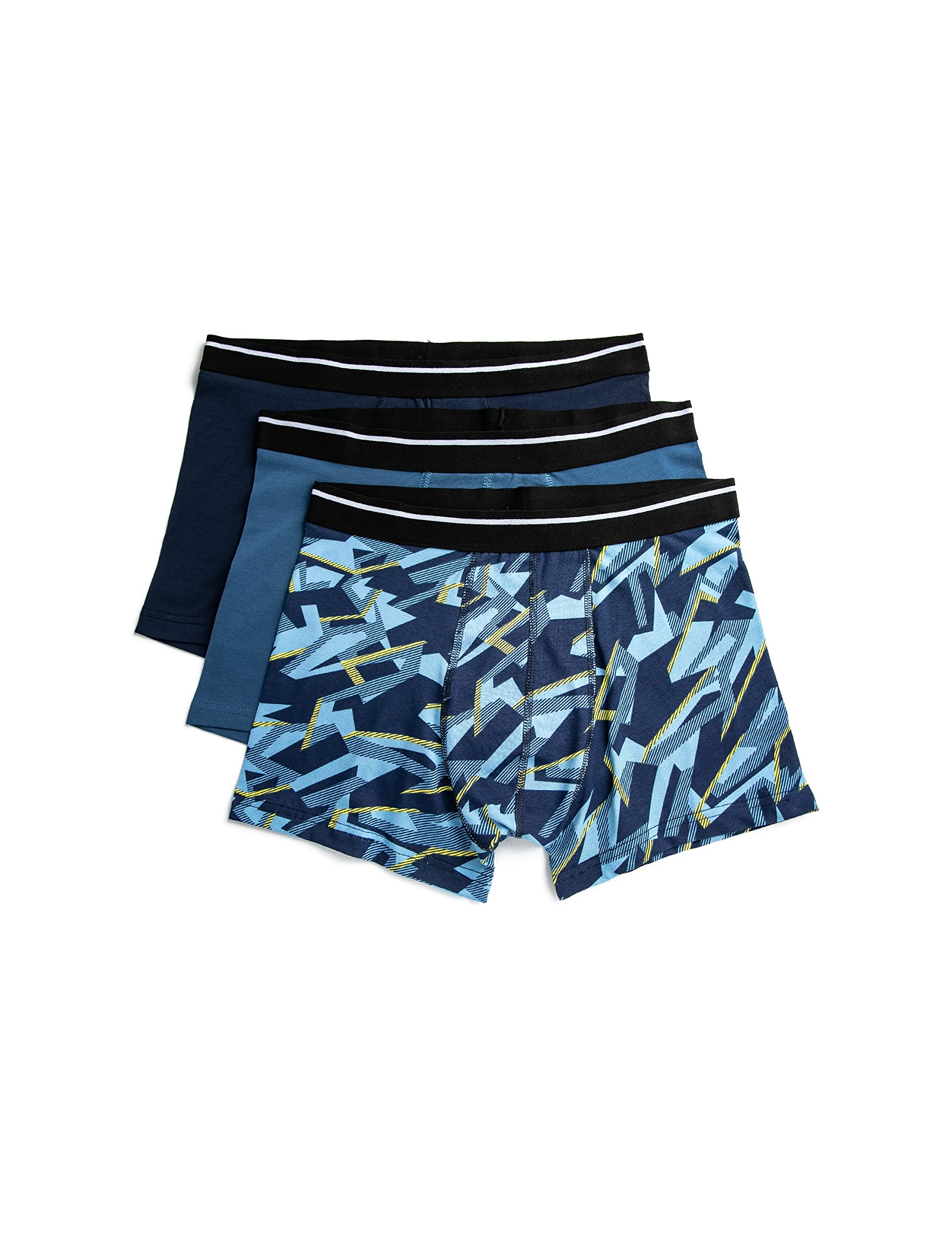 Pamuklu Erkek 3'lü Boxer Seti