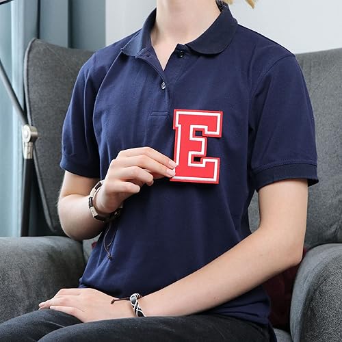 Miniatura 384 de Parches de letras termo-adhesivas de alta calidad – Lindas letras para ropa – Parche universitario para ropa – Letras bordadas de 4 1/2 parches