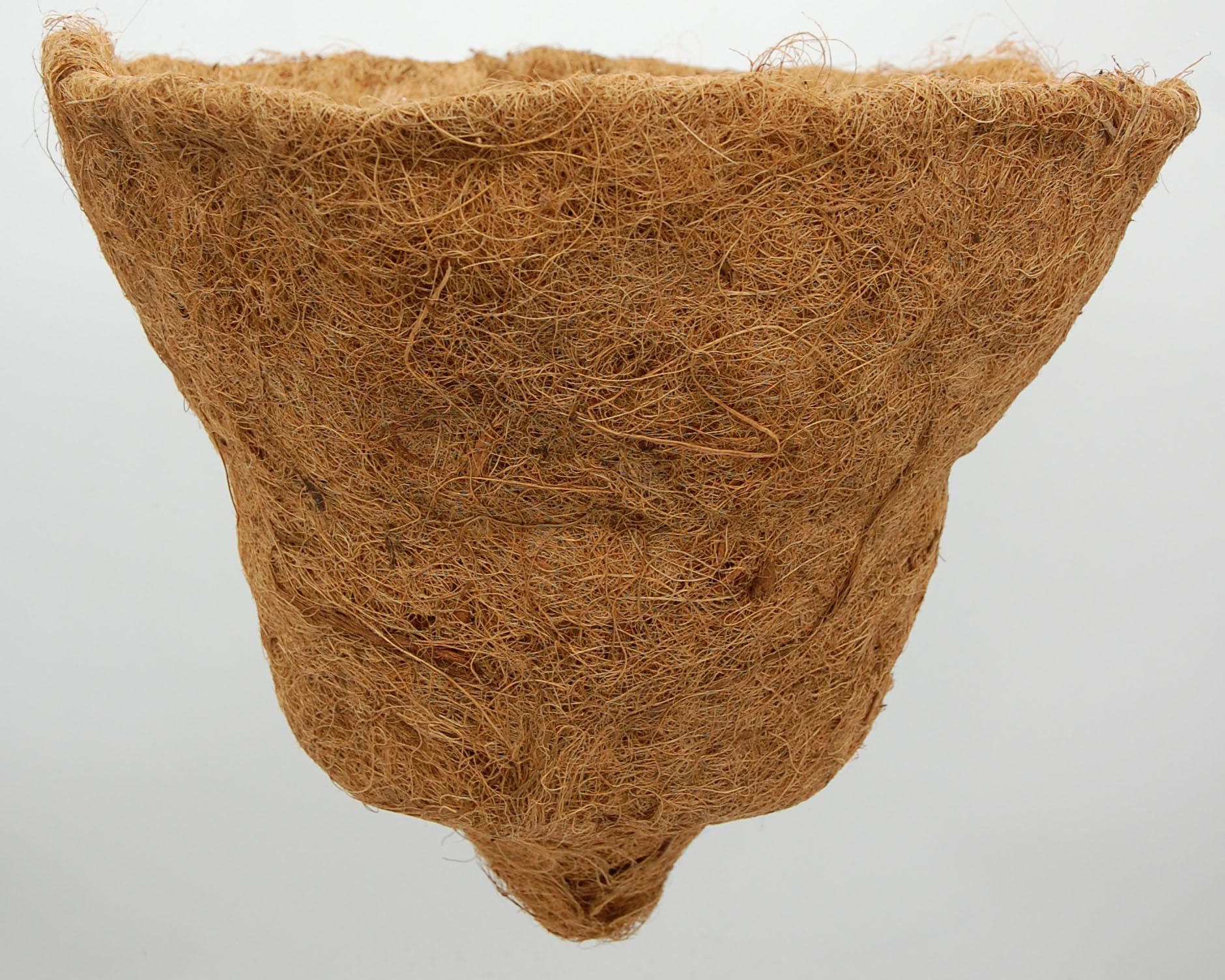 14 Inch Coco Liner for Queen Elizabeth Parasol Hanging Basket, Large, Brown