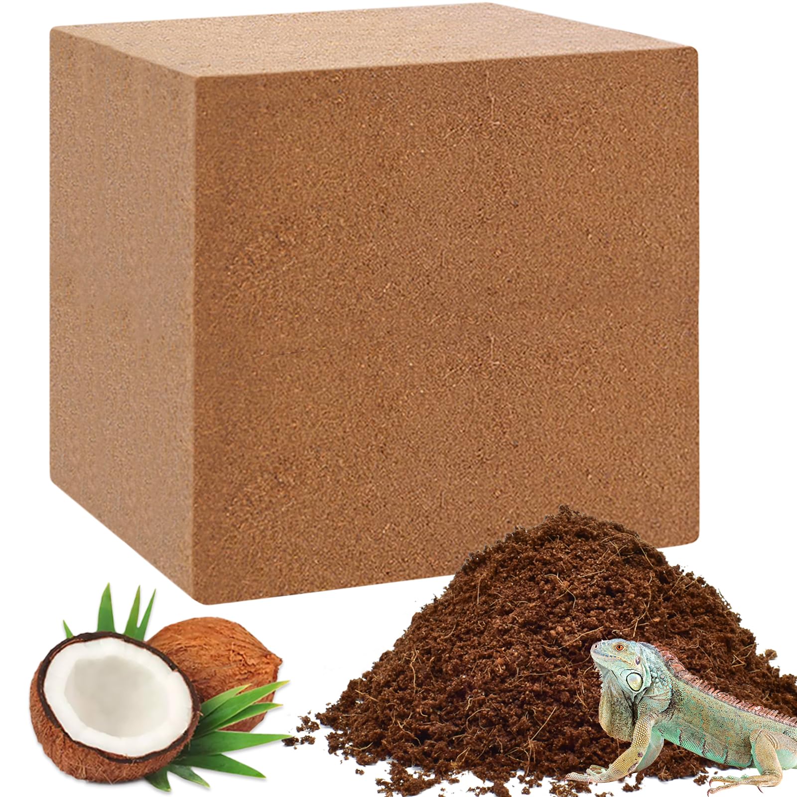 Amazon.com : ZeeDix 10LB Compressed Coconut Fiber Substrate, 100