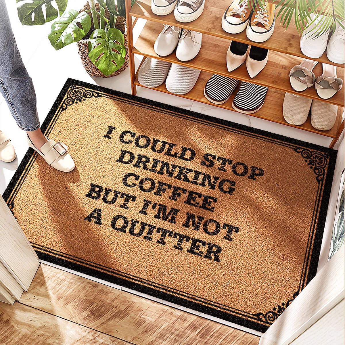 Paillasson de cuisine rembourré et tapis d'extérieur pour l'entrée de la maison