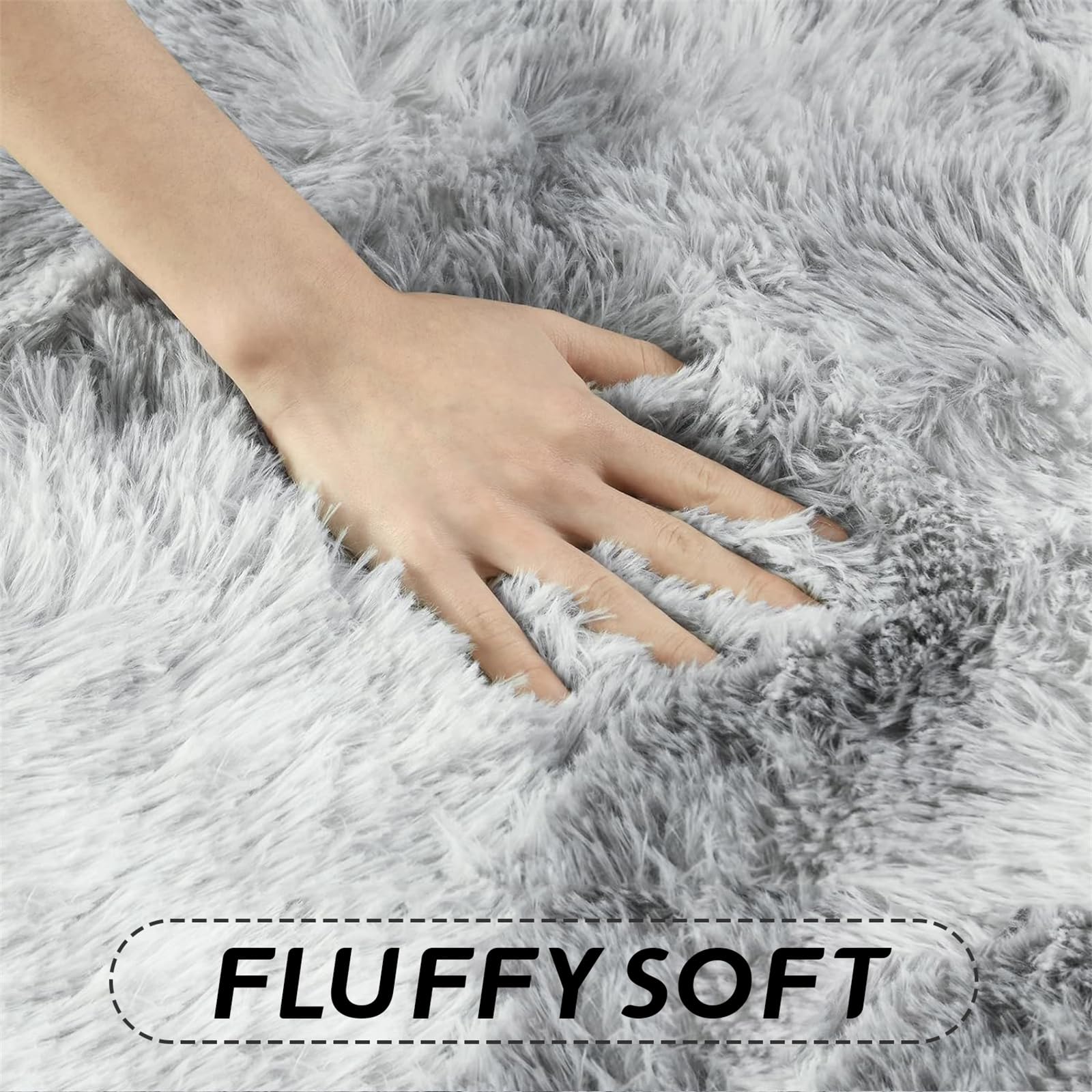 Treer Vloerkleden voor de woonkamer, grote extra, faux pluizig ruig Treer Vloerkleden voor de woonkamer, grote extra, faux pluizig ruig