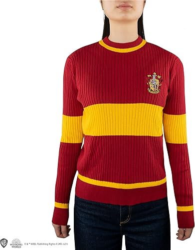 Miniatura 3 de Cinereplicas Harry Potter - Suéter Quidditch GryffindorSlytherinRavenclawHufflepuff - XSSMLXL - Licencia oficial