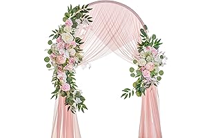 Flower Swags for Wedding Arch - 3 Pack Romantic Wedding Ceremony Decor...