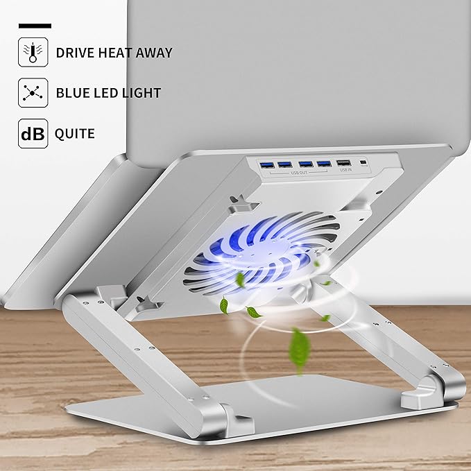 Base Refrigerante para Laptop SOUNDANCE con Ventilador Silencioso miniatura 3
