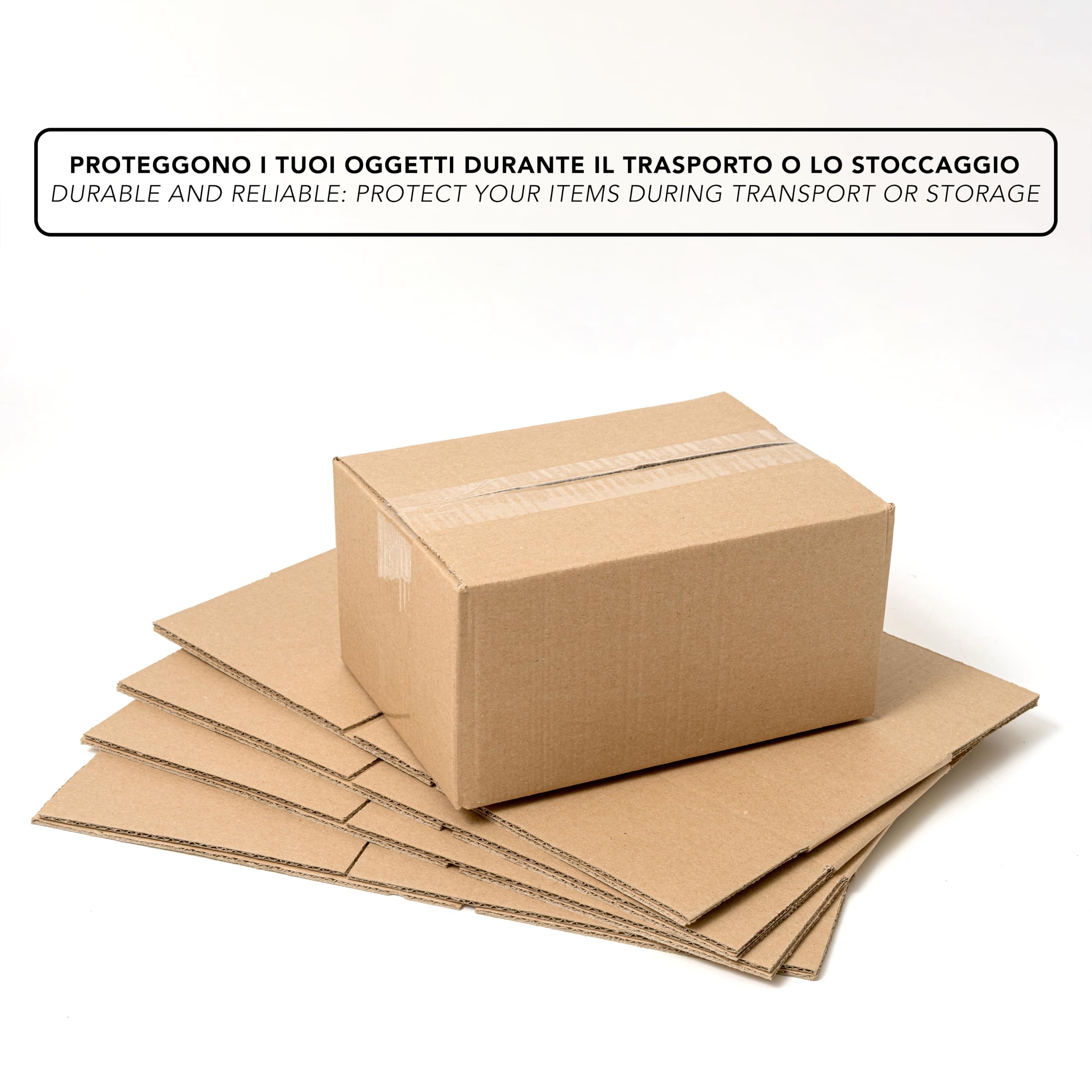 IPEA Boîtes en Carton 25 x 18 x 12 cm 10 Pièces pour Expéditions E-Commerce Emballage