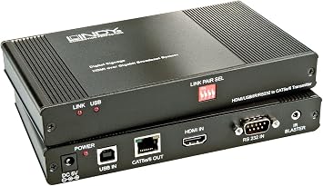LINDY HDMI Over Gigabit Ethernet Extender, Transmitter 38066