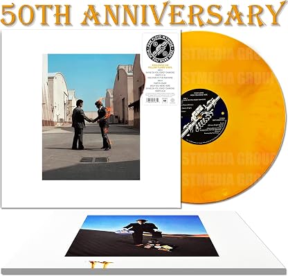 Pink Floyd - Wish You Were Here (50th Anniversary) LIMITED Yellow Flame Colored Vinyl [LP] [LР] por Pink Floyd, capa do álbum