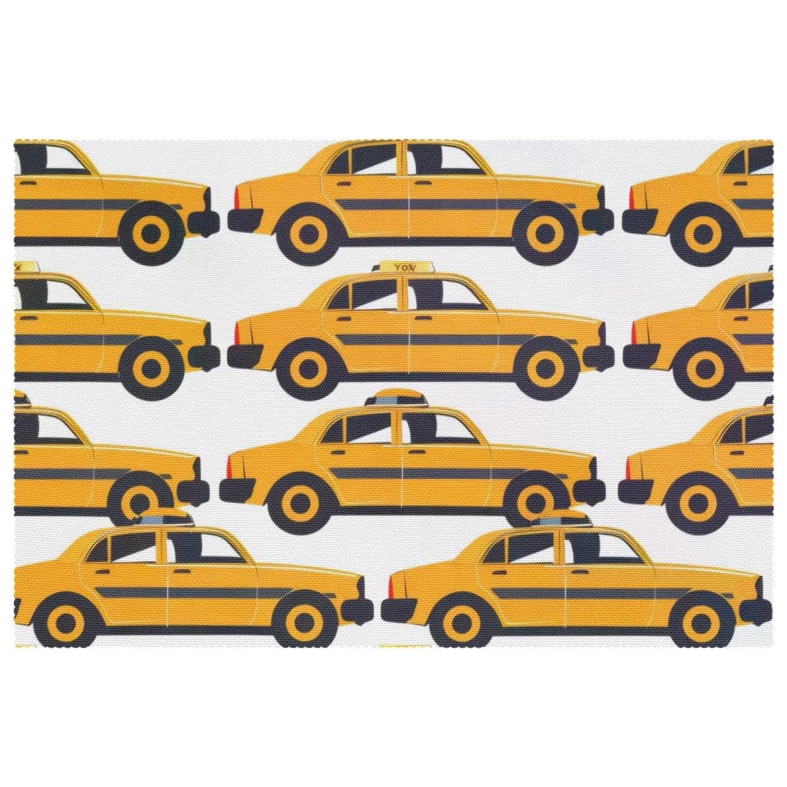 Set de table taxi lot de 6 formats 30x45cm antidérapants et thermorésistants