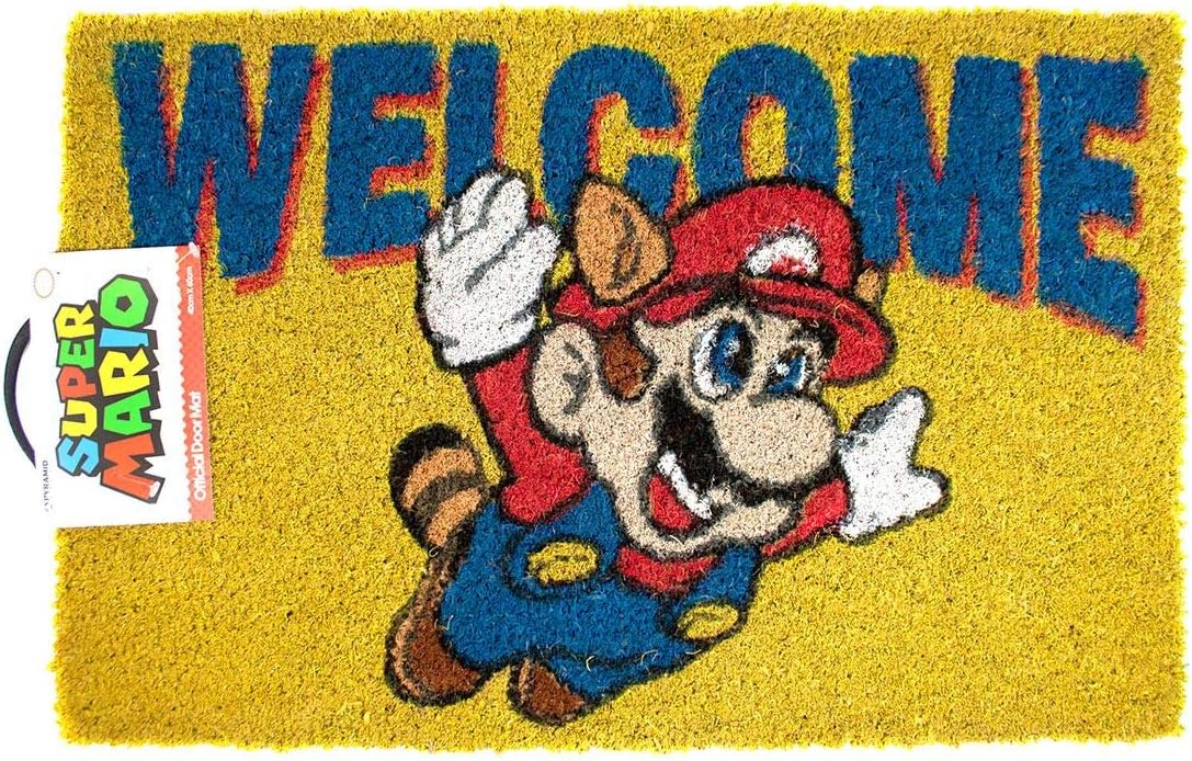 Super Mario Welcome Door Mat 60x40cm