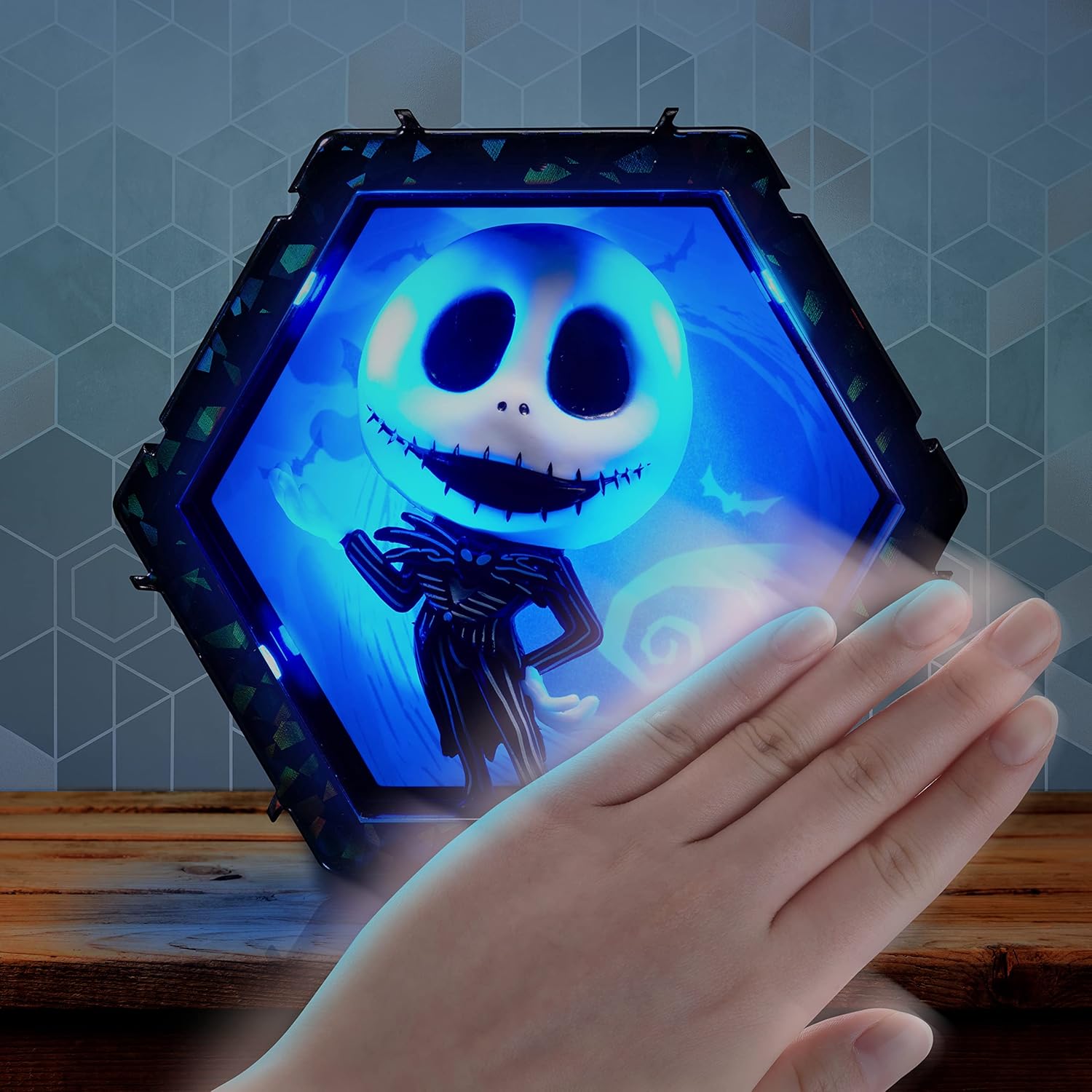 WOW! PODS Jack Skellington - The Nightmare Before Christmas | Official Disney Classic Light-Up Bobble-Head Figure | Collectables, Toys & Gifts | Number 178 in Series, Black and White : Toys & Games
