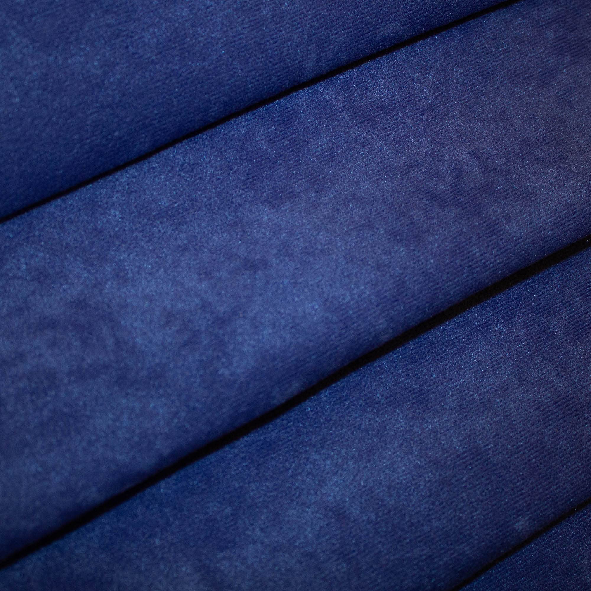 Tissu Suédine / Daim Imitation - 100% Polyester, Largeur 150 Cm, Bleu Royal - Environ 170 G/m²